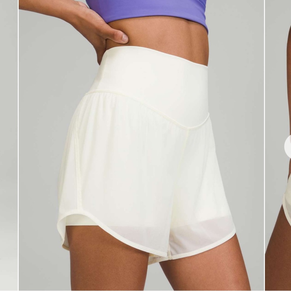 lululemon athletica Cream Women Shorts